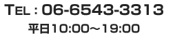 TEL：06-6543-3313